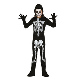 Déguisement squelette noir garçon 5-6 ans Déguisements 78711