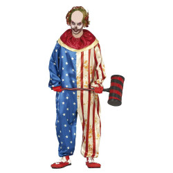 Déguisement clown patriote psychopathe homme Déguisements 7948-