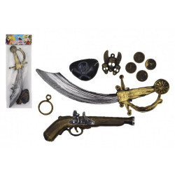 Épée Pirate 36 cm avec accessoires Accessoires de fête 96888
