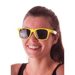 Lunettes jaunes fluo UV Accessoires de fête 87118209
