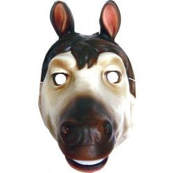 Masque plastique cheval enfant Accessoires de fête 74620