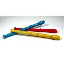 Flute à bec plastique 17 cm vendue par 24 Jouets et articles kermesse 8080