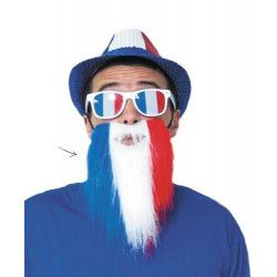 Barbe et moustache supporter France Accessoires de fête 865108
