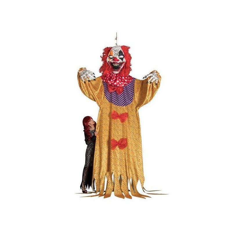 Officiel il clown horreur Halloween Mur Fenêtre Grabber Autocollants Fête Décoration