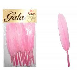 Sachet 20 plumes roses Accessoires de fête 97965