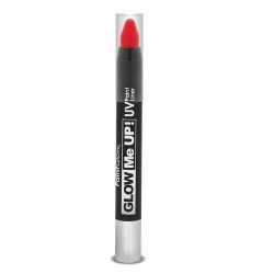 Crayon fin de maquillage rouge fluo UV Accessoires de fête AN1S06