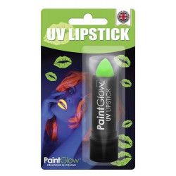 Rouge à lèvre néon UV vert 5 grs Accessoires de fête HI1A02