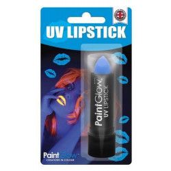 Rouge à lèvres néon UV bleu 5 grs Accessoires de fête HI1A03