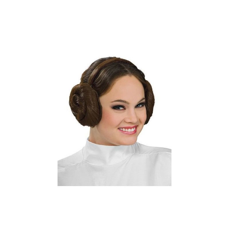 Serre-tête avec chignons Princesse Leia Star Wars™ adulte Accessoires de fête I-8230