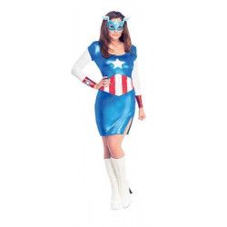 Déguisement Captain America™ femme taille S Déguisements I-880842S