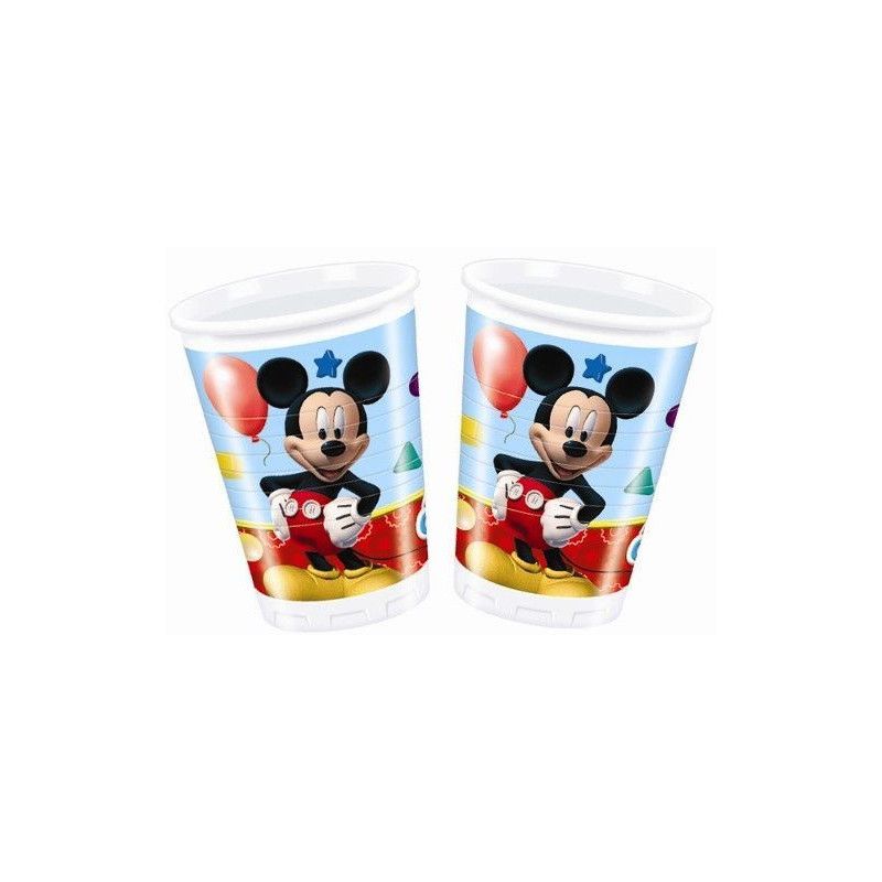 Gobelets anniversaire Mickey Mouse x 8 Déco festive LMIC81509