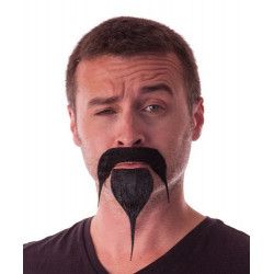 Moustache et bouc samourai noir Accessoires de fête 862210